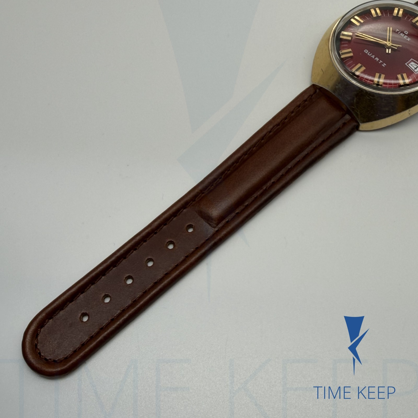 Vintage 1972 Timex Men’s Time Machine Quartz Wristwatch 40mm Works Great