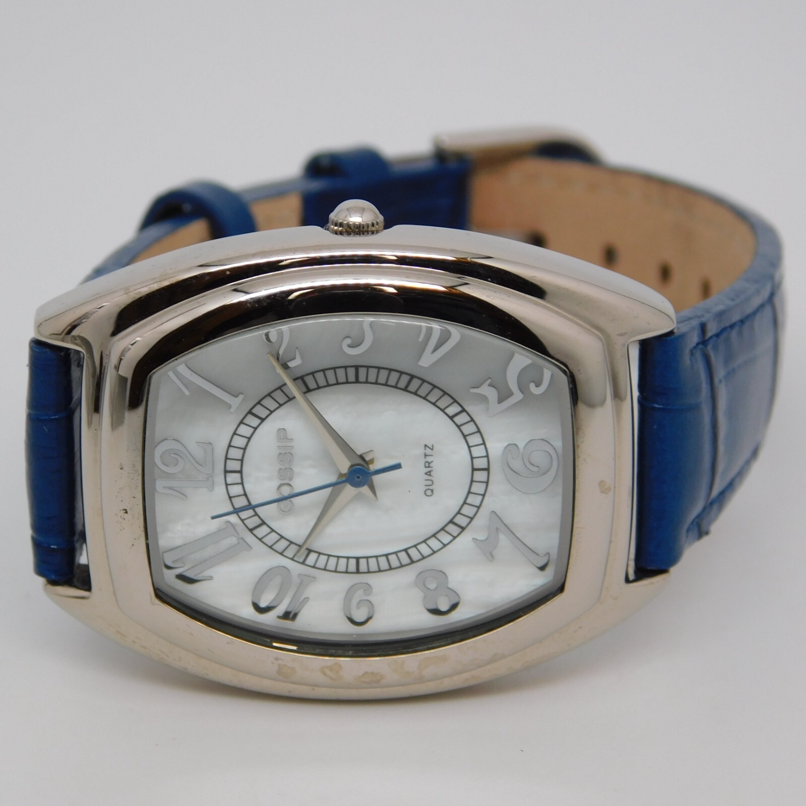 GOSSIP GSP5478 Genuine Leather Quartz Analog Women’s Watch New Battery