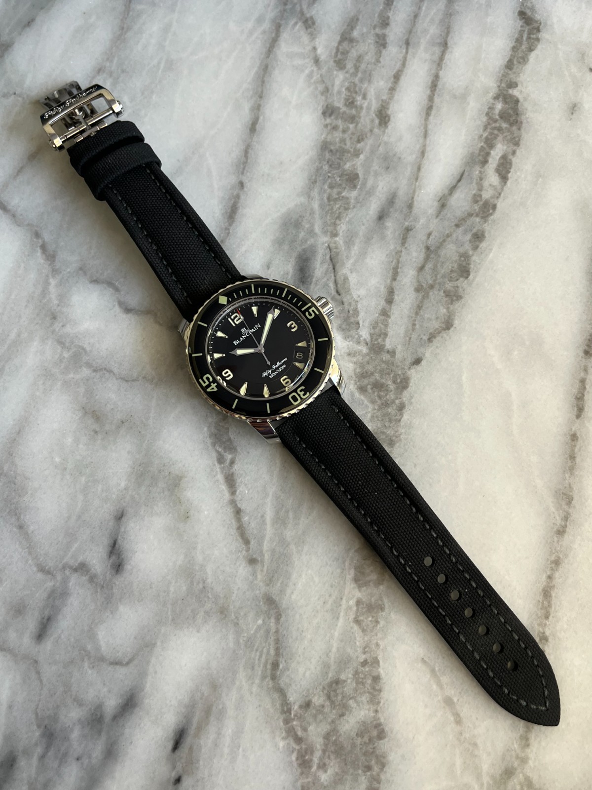 Blancpain Fifty Fathoms Automatic 5015 – Deployant Clasp – Box & Papers 2023