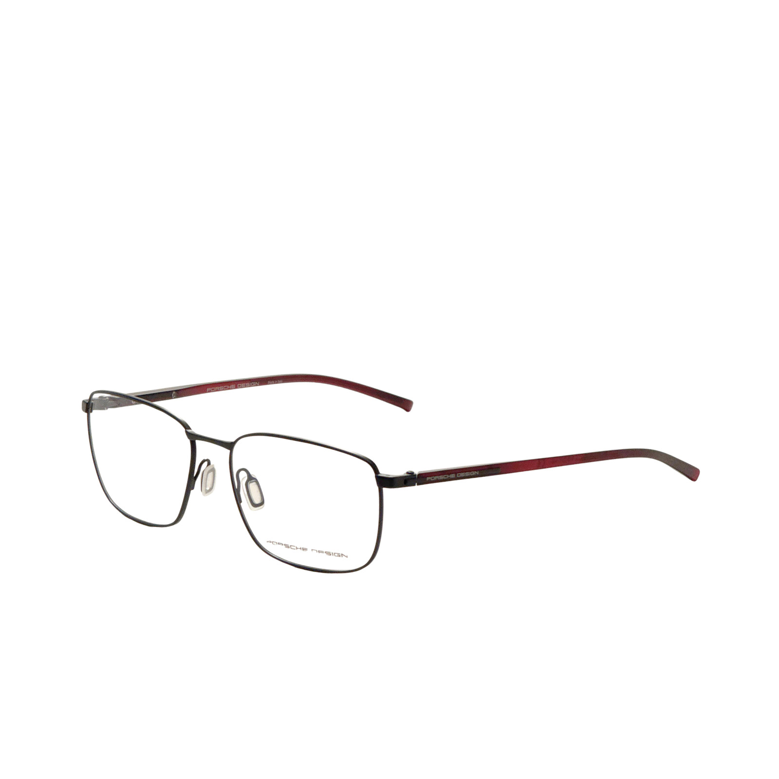 Porsche Design Men’s 53mm Black and Red Opticals P8368-56A000