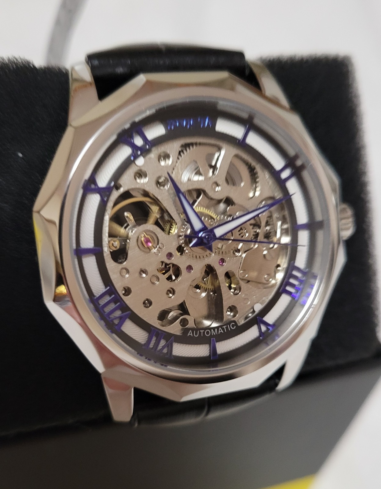Invicta Objet D Art Automatic Men’s Watch w/ Skeleton Dial – 42mm, Black 69126