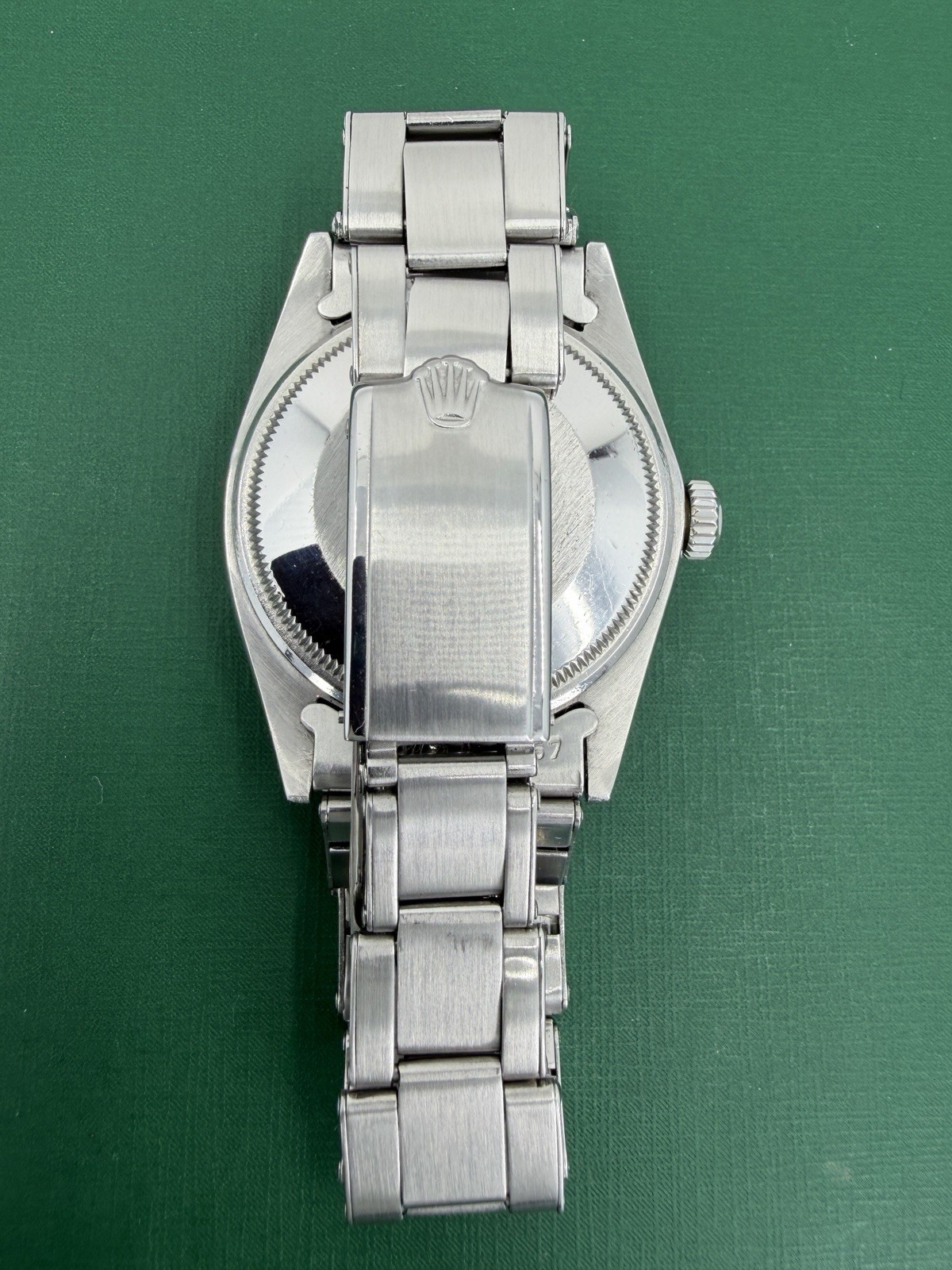 1965 Silver Patina Dial Rolex Oyster Perpetual Date 34mm Model 1501