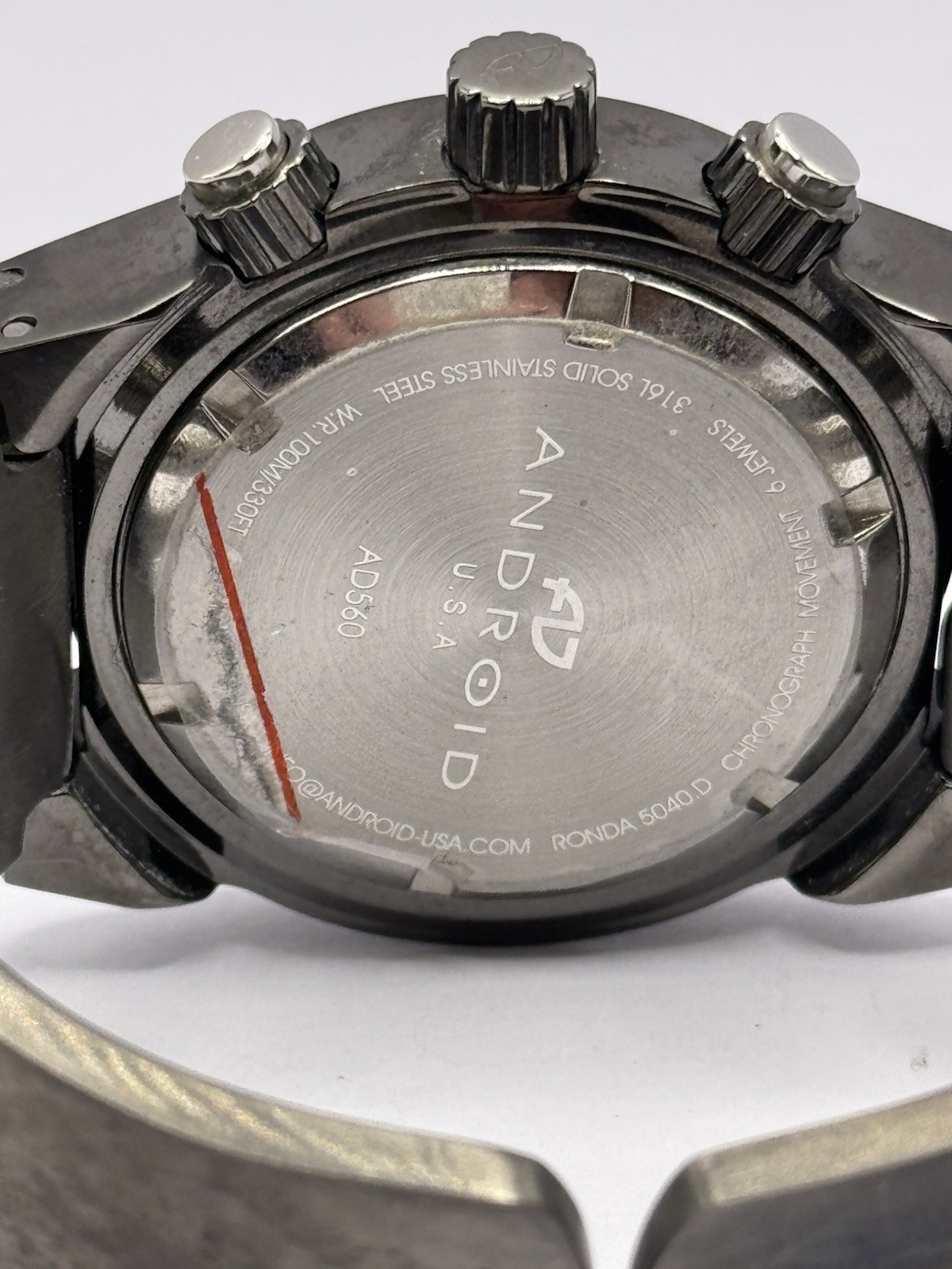 Set Of 3 Android Hydraumatic Chronograph Quartz In 3 Slot Android Case