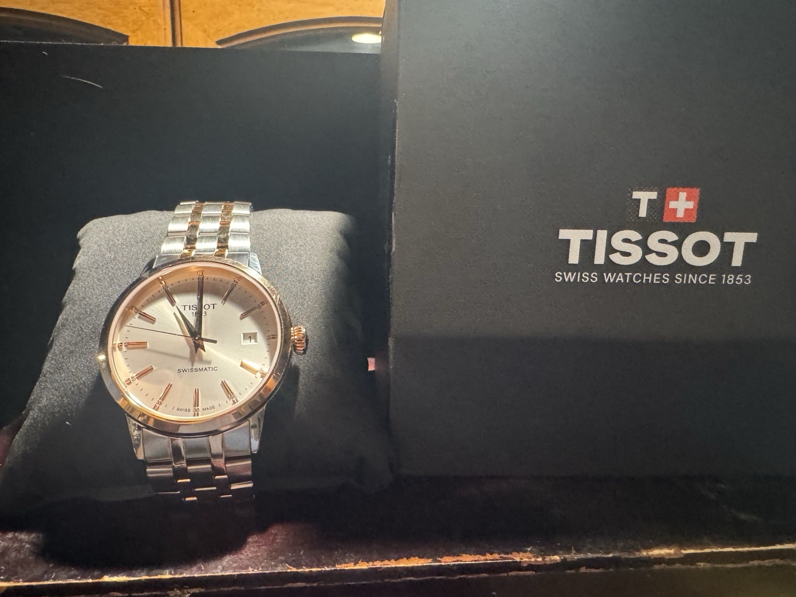 Tissot Classic Dream Swissmatic Automatic 42mm Two Tone Full Kit