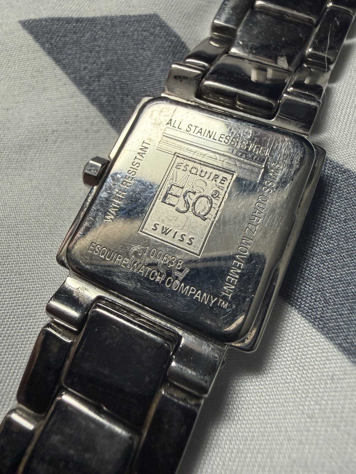 esquire Swiss Watch. By Movado. Working New Battery! Good Condition