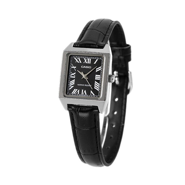 CASIO Classic LTP-V007L-1BDF Tank Analog Black Dial Leather Women’s R80111279