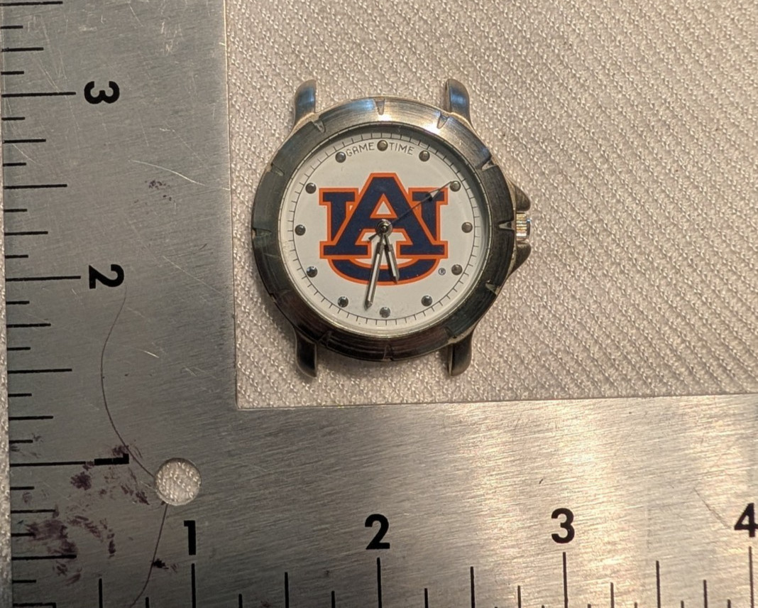 Game Time Auburn AU stainless watch without strap