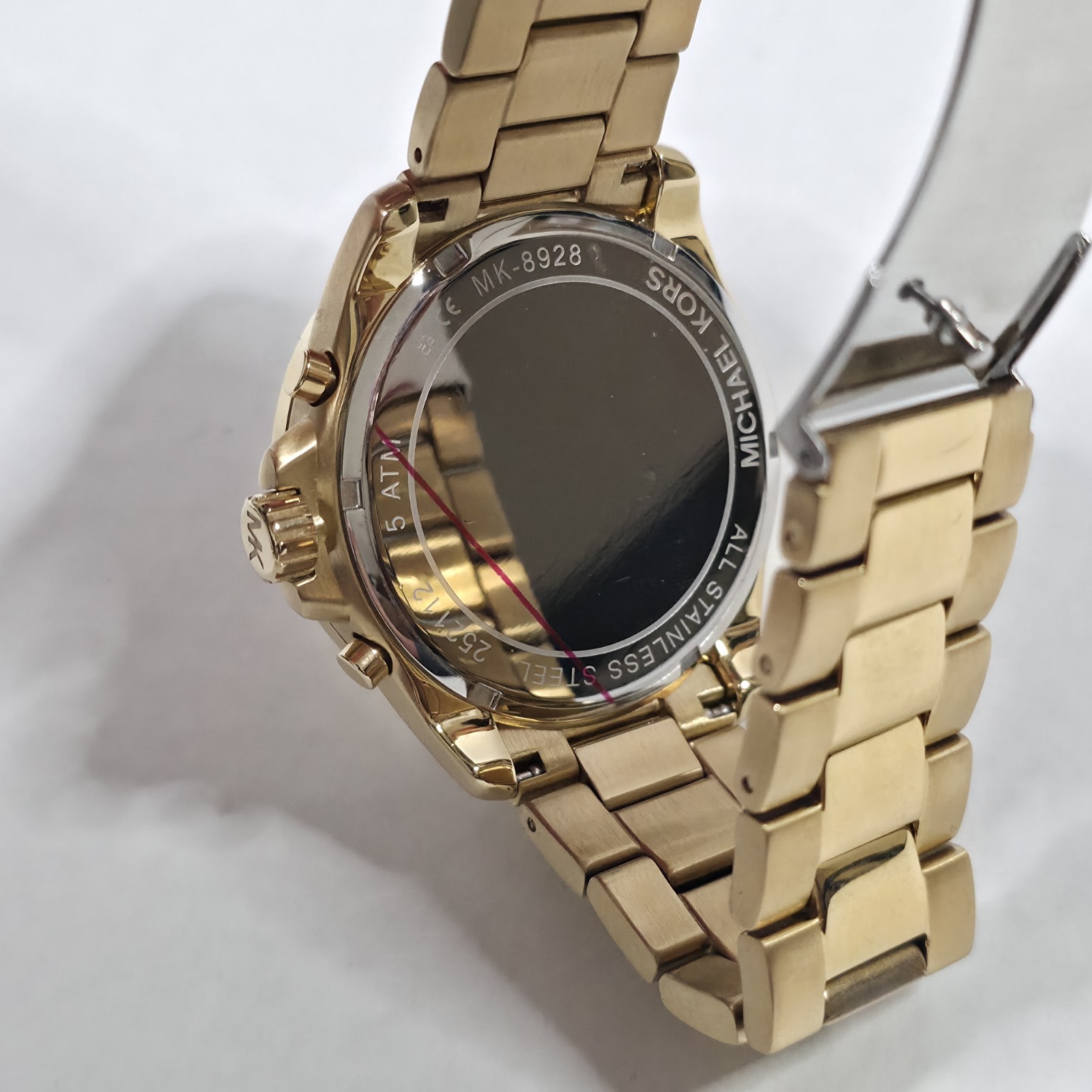 Michael Kors Wren Pavé Gold Tone Watch For Men Style# MK8928