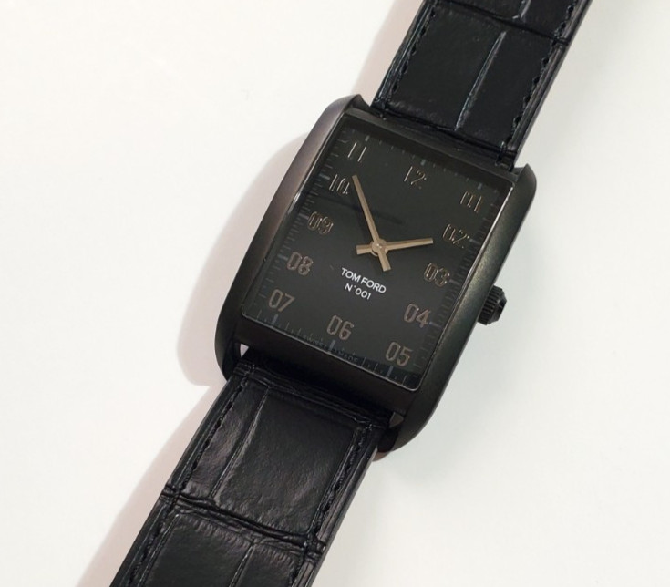 Tom Ford Watch N.001 Quartz Black Dial, Black Band, $1,895 Retail