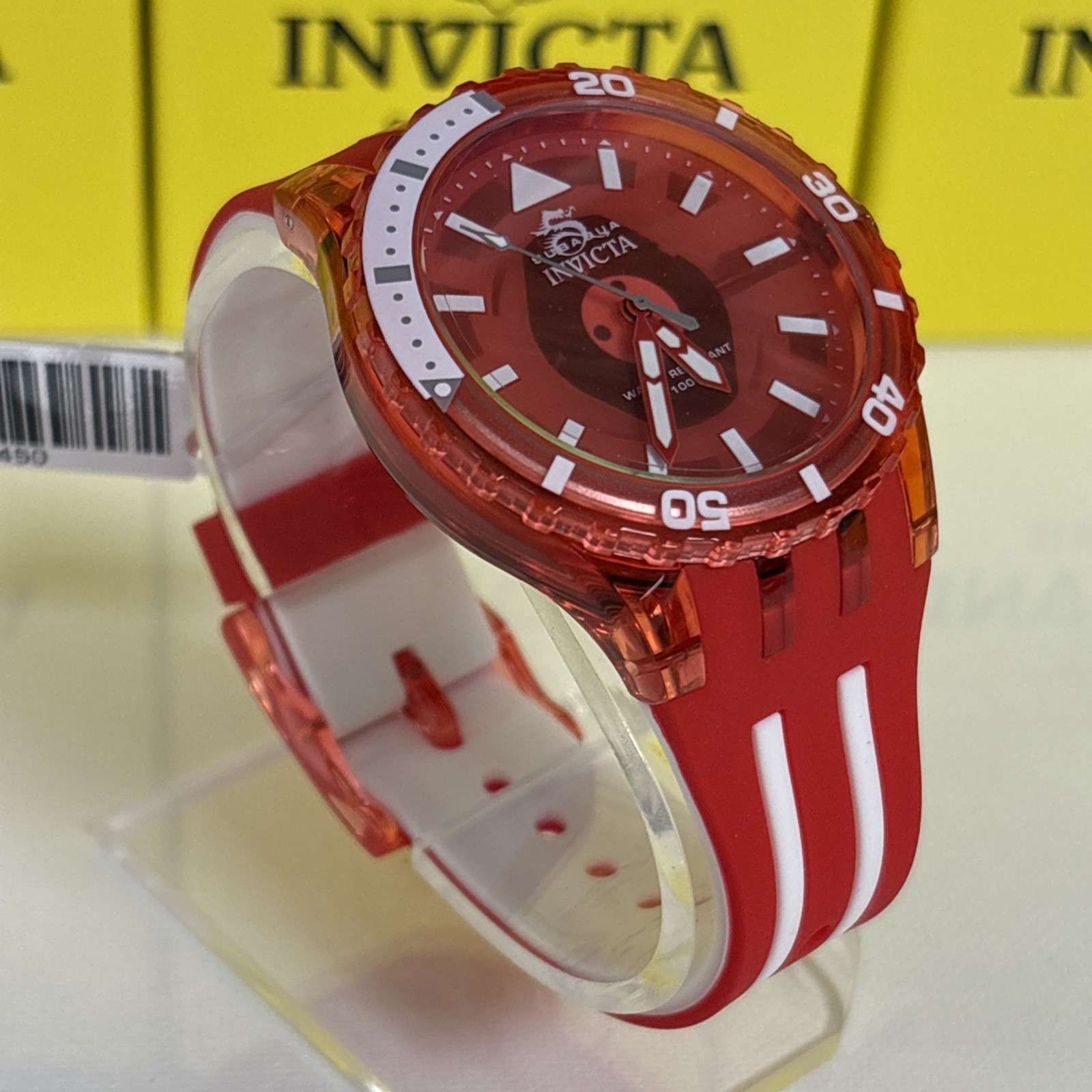 Invicta Subaqua Men’s Watch – 44mm, Red New In Box (69450) Nice!