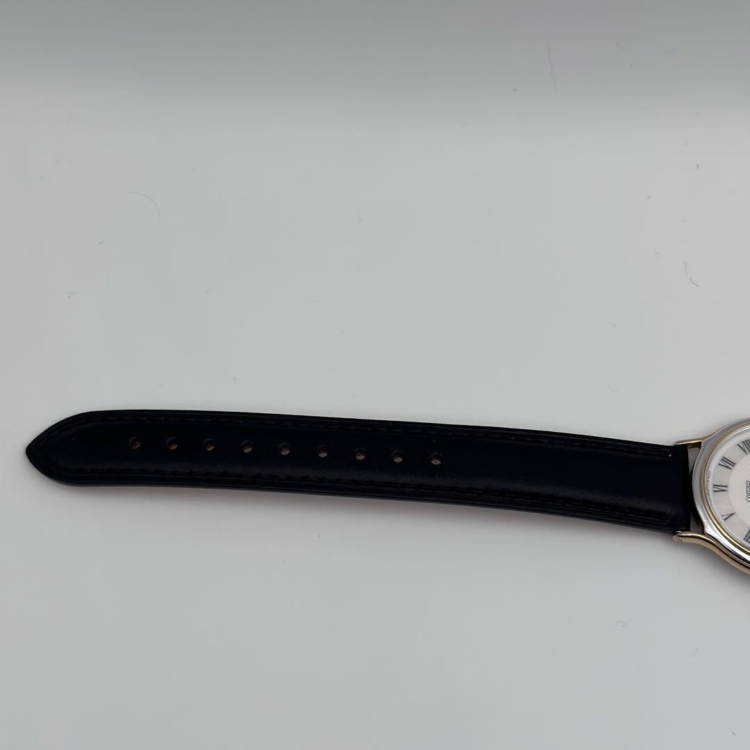 SEIKO DOLCE 5E31-6D60 Quartz Watch Roman Dial New Battery Band Japan used