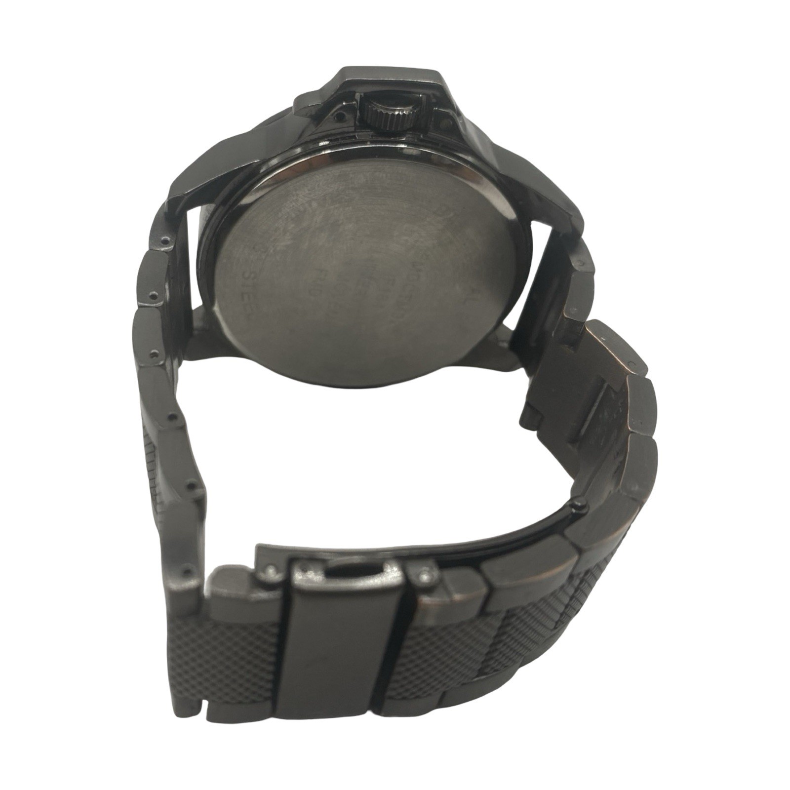 Marc Anthony Chronograph Men’s Gun Metal Quartz Watch FMDCTM023 Needs Battery