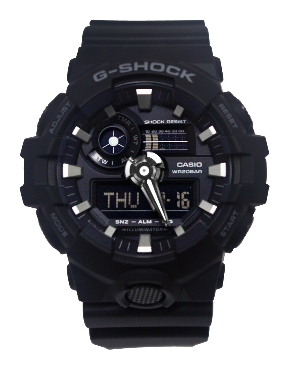 Casio GA700-1B G-Shock Black Analog Digital Watch best seller NEW