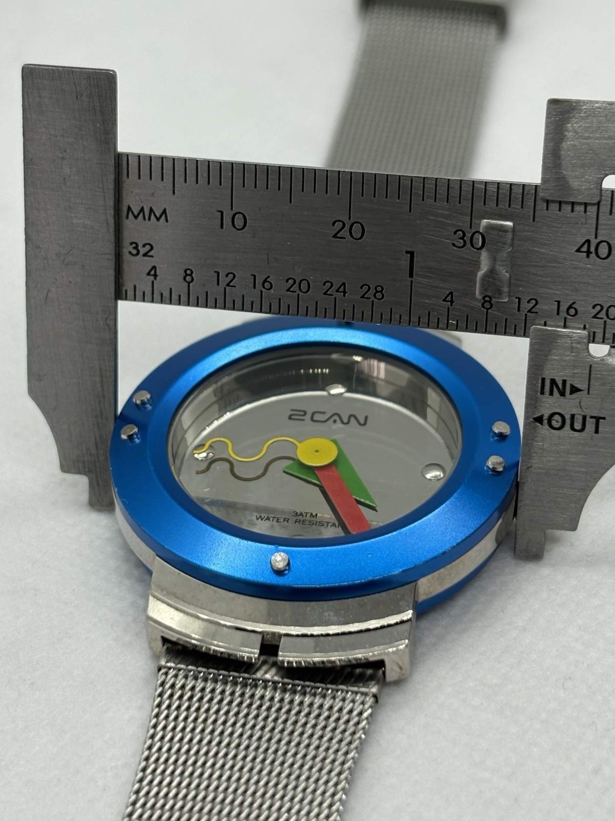 Vintage 90s 2CAN Watch Original 1995 Apple Mac OS 7.5 Promo Design Mirror Dial