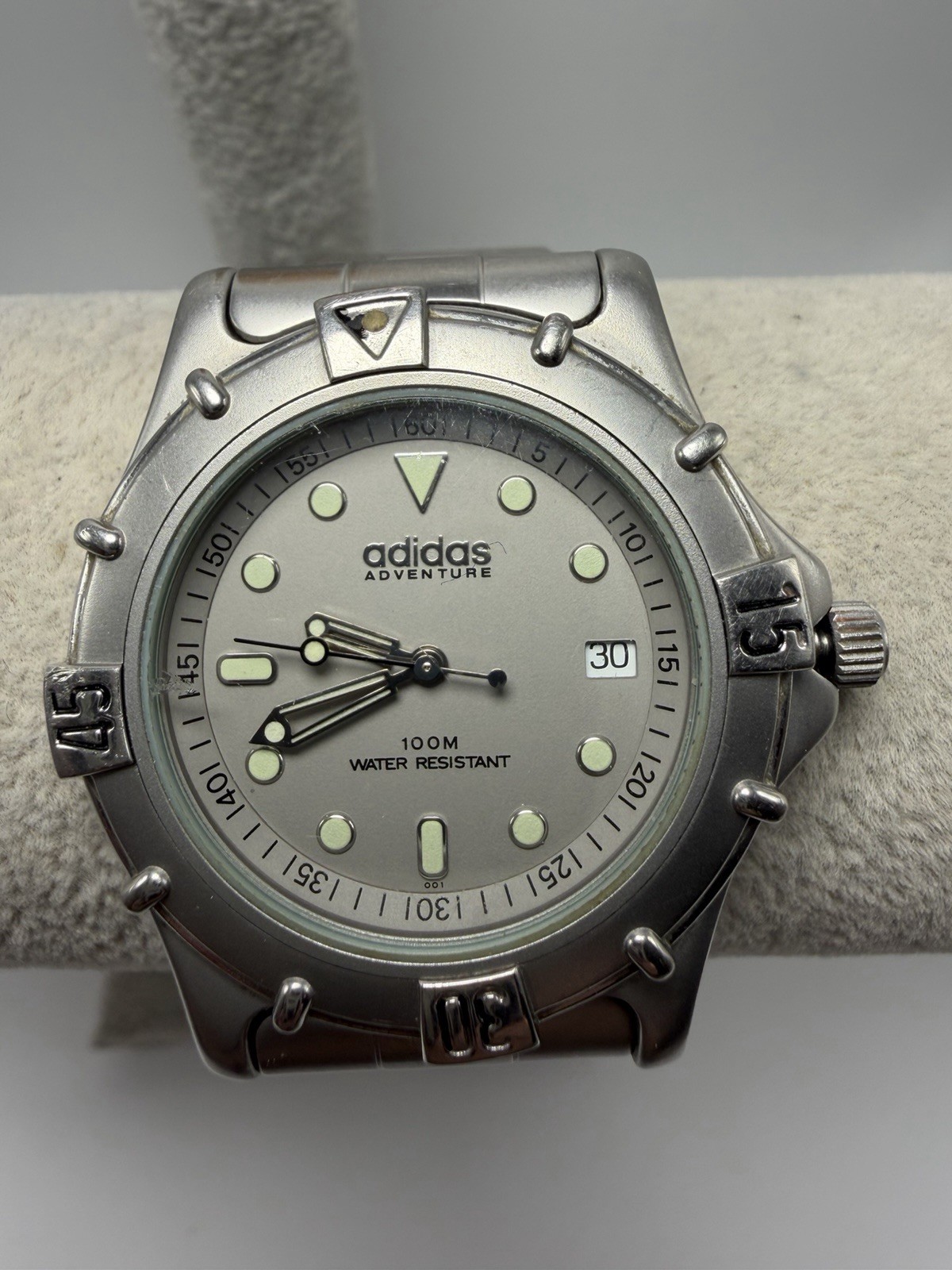 Adidas Adventure 10-0010A New Battery Mens Diver Watch 36MM 7″
