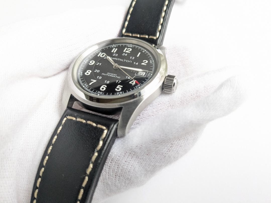 Hamilton Khaki Field Auto Self-Winding Watch with Box and Instruction Manual