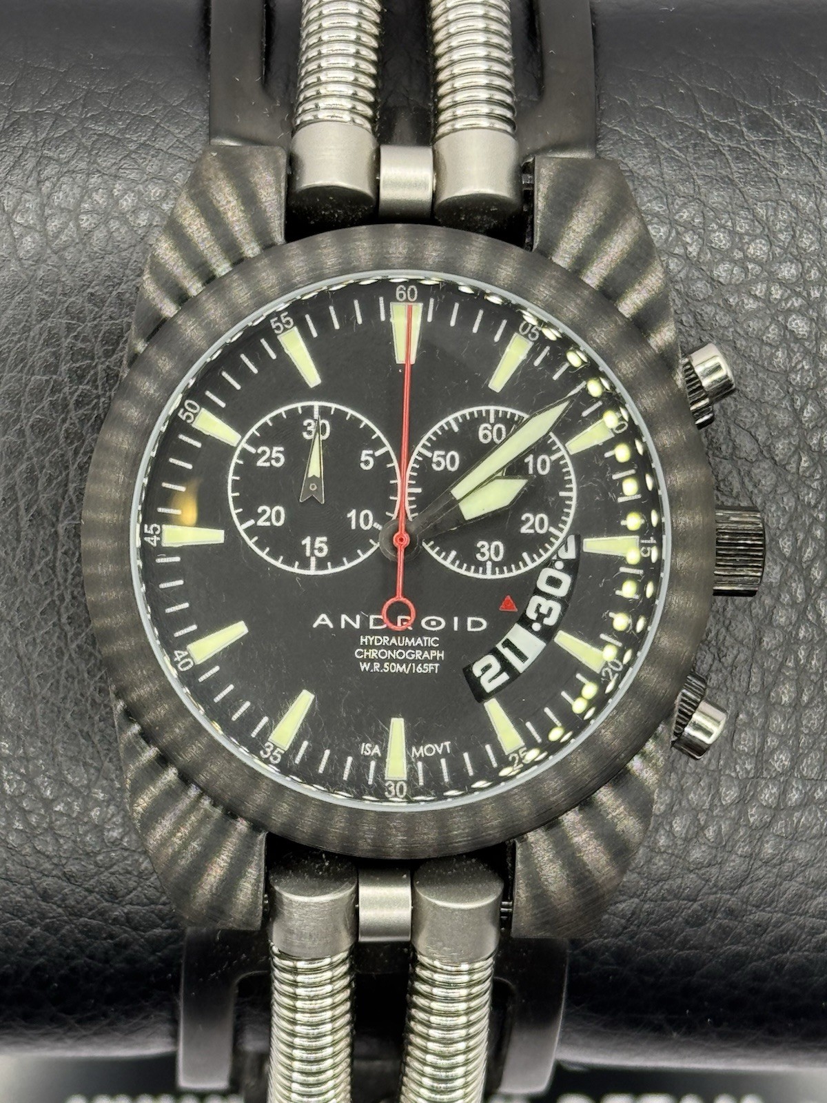 Set Of 3 Android Hydraumatic Chronograph Quartz In 3 Slot Android Case