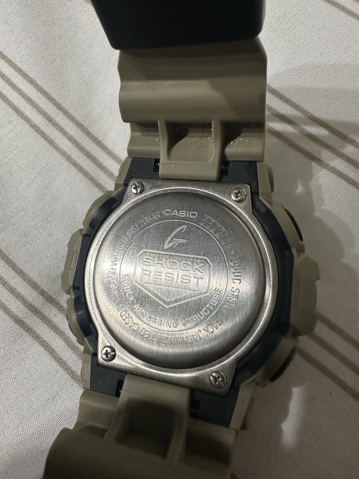 Casio G-Shock GA-700UC-5A Tan Utility Watch Men’s Analog-Digital 200M