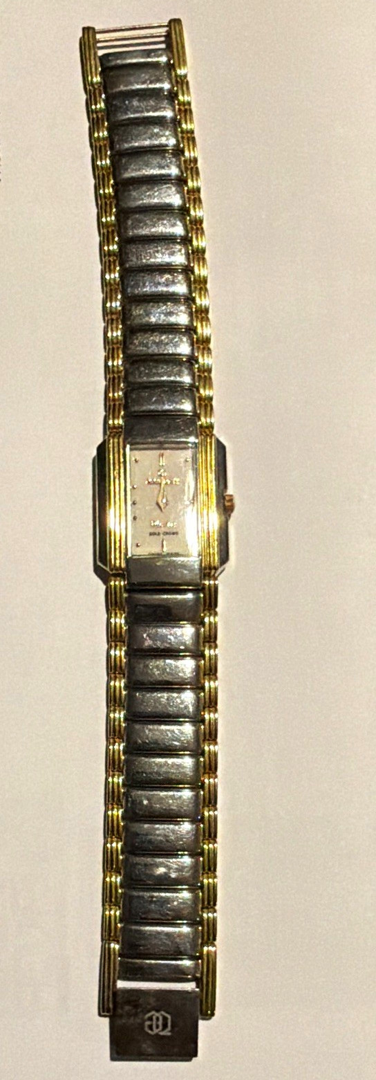 Accurate Opera Gold Crown Swiss Made Quartz Sapphire Crystal Water-Resistant