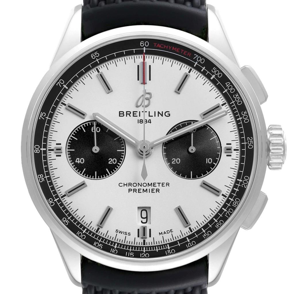 Breitling Premier B01 Chronograph 42 Steel Mens Watch AB0118