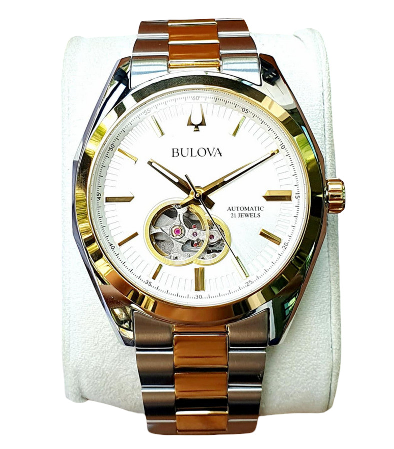 Bulova 98A284 Classic Automatic Surveyor Dual Tone Stainless Steel Men’s Watch