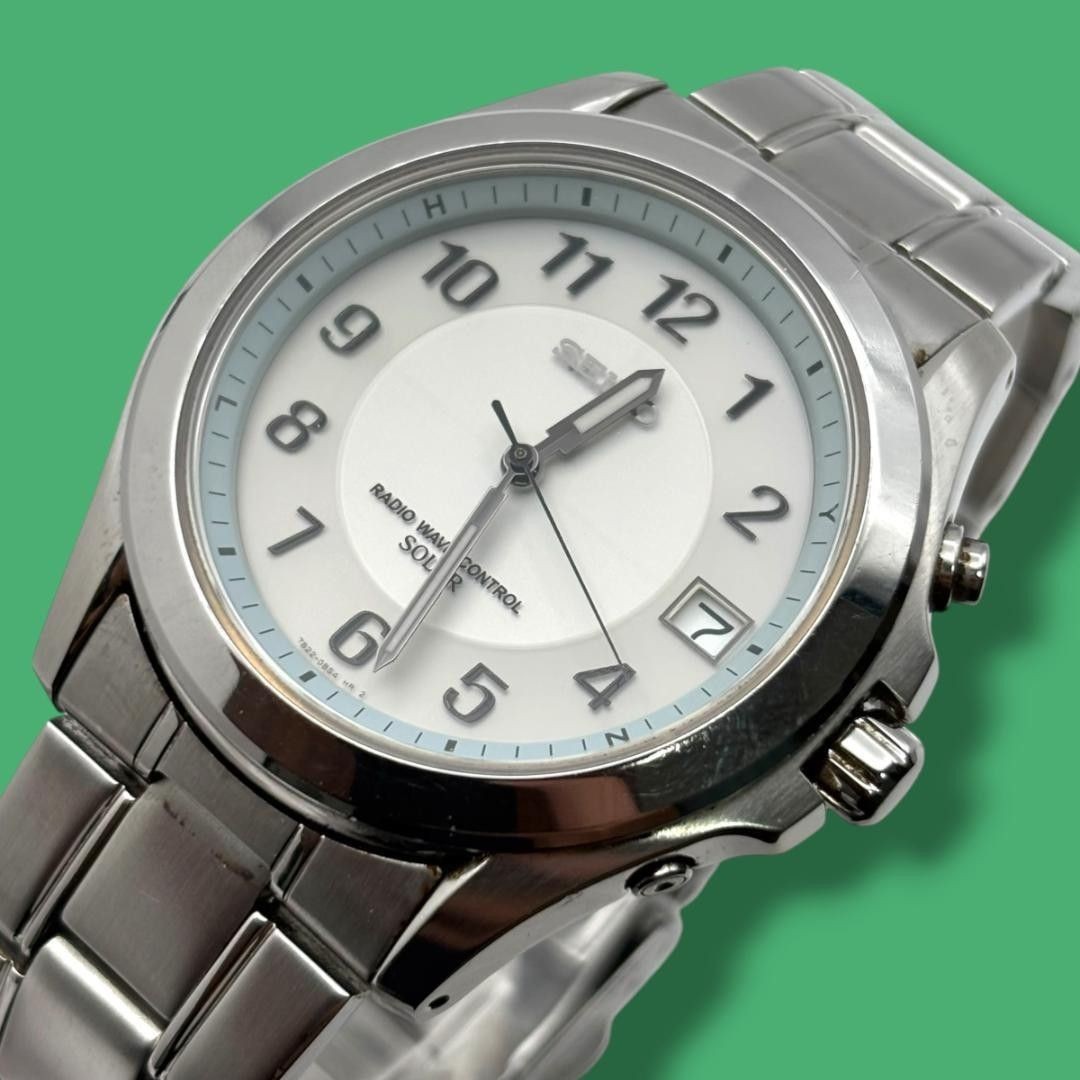 Excellent Condition Operational SEIKO SPIRIT Men s Wristwatch Date Waterproof So
