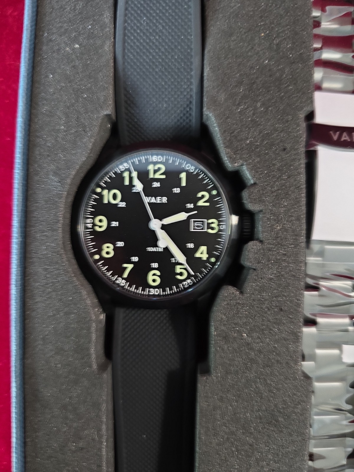 VAER S3 Tactical Field – 36mm Quartz With Extra Strap