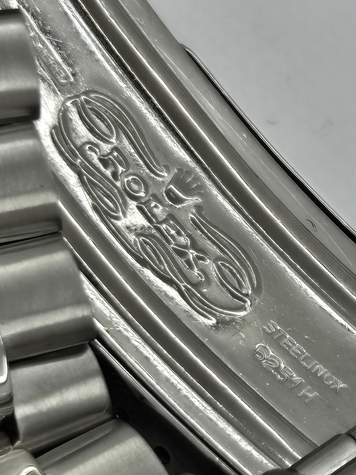 Rolex 1601 ,Factory Rolex Purple Matt Dial, 18k White Gold Bezel,Papers 1964,