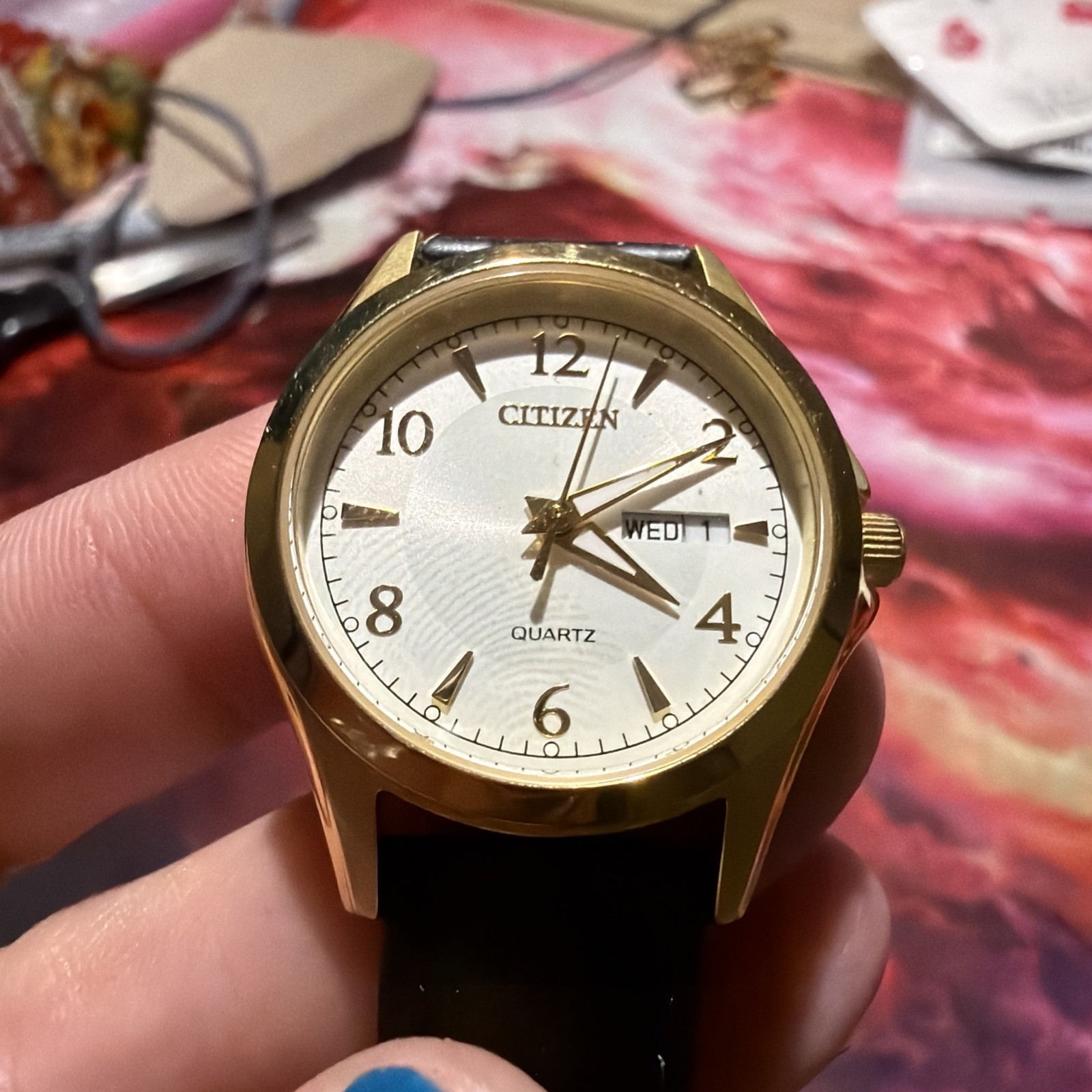 Citizen Ladies’ Quartz Day-Date Watch EQ0593-26A