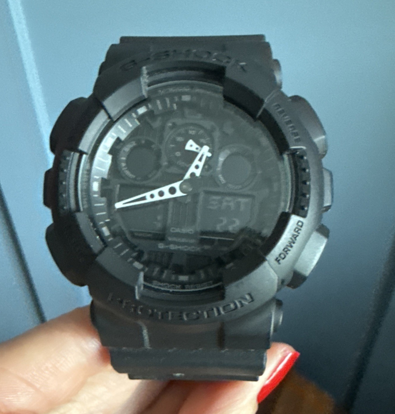Casio G-Shock GA-100-1A1 Men Black Analog Digital Watch Module 5081 New Battery