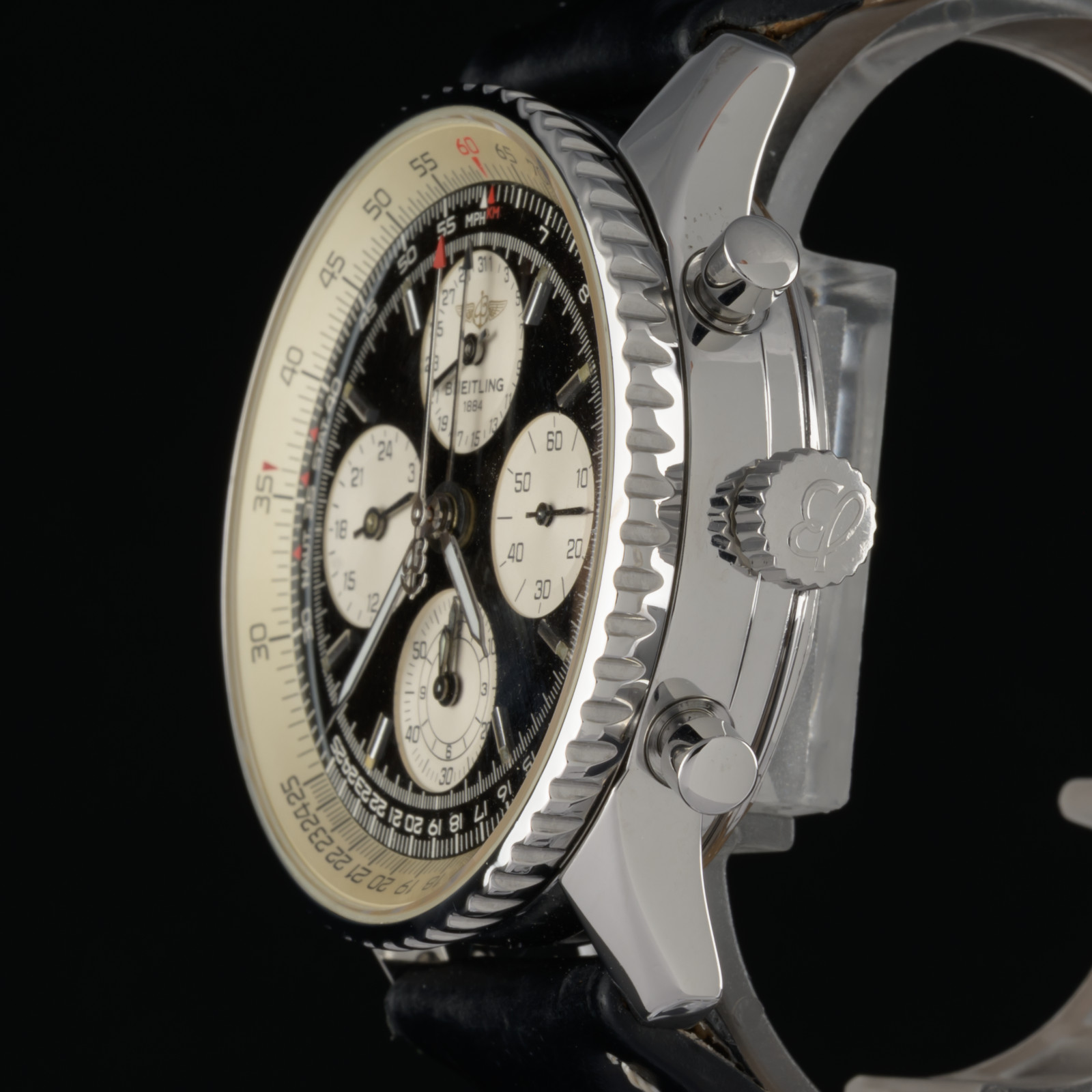 Breitling Navitimer Twin Sixty A39022.1 Black Dial 42mm Auto Men’s Watch