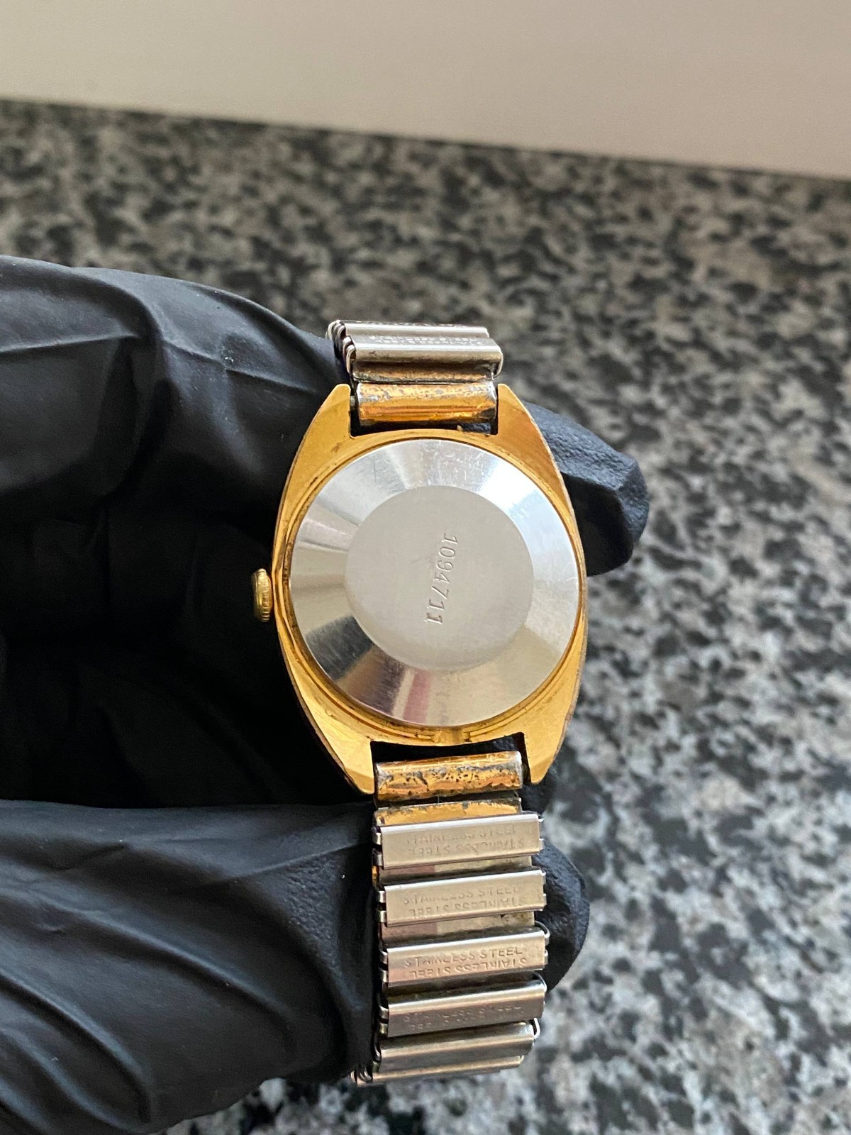 Vintage Zaria zarja Watch Original Soviet mechanical Wristwach Gold Platet Au-10