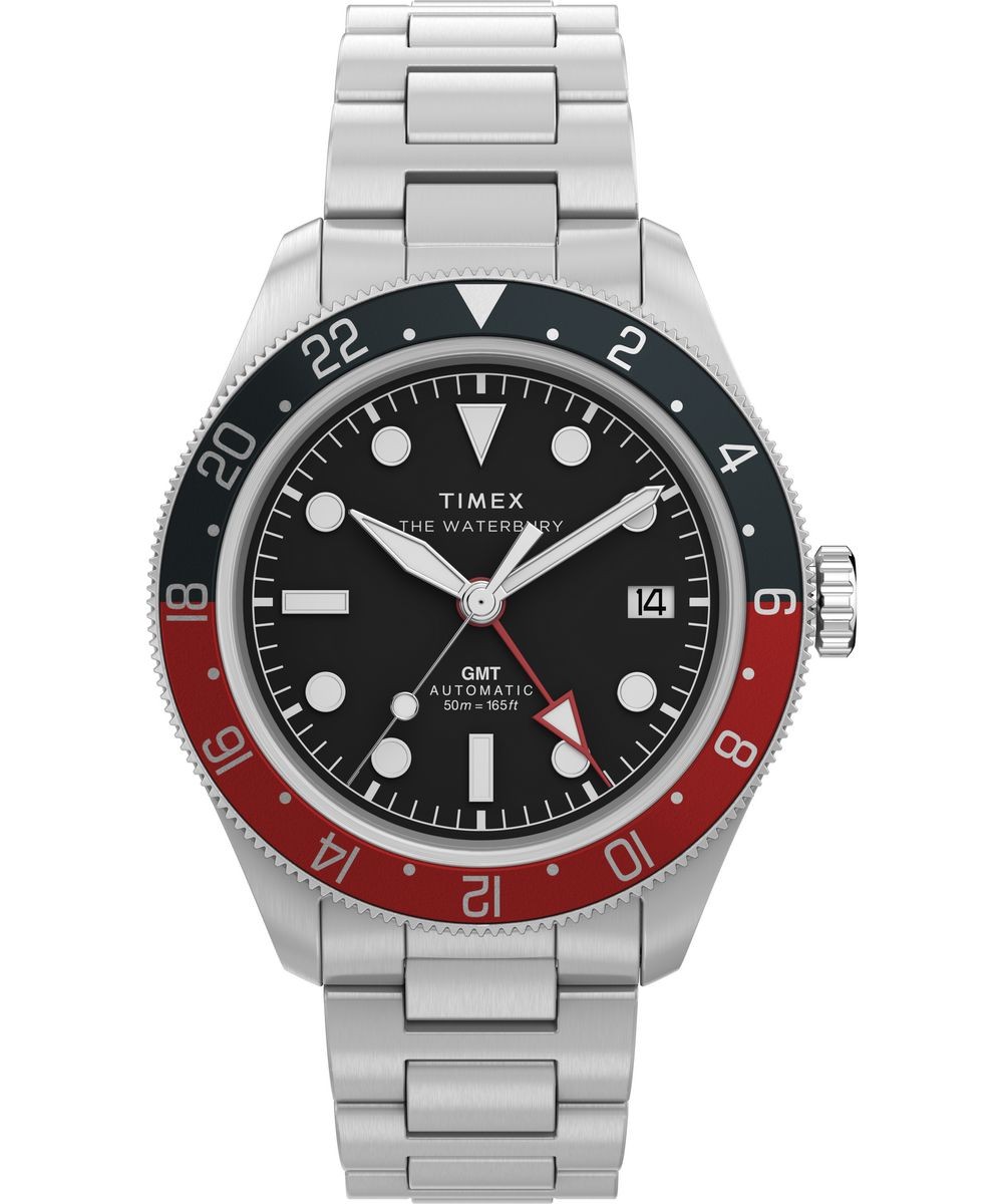 Timex Silver Mens Analogue Watch Waterbury Heritage TW2Y60600