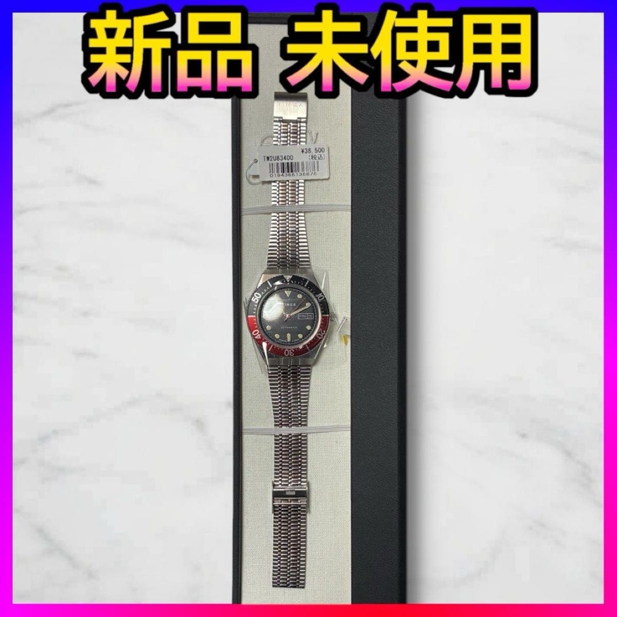 TIMEX M79 Automatic TW2U83400 Men’s Watch Black Red