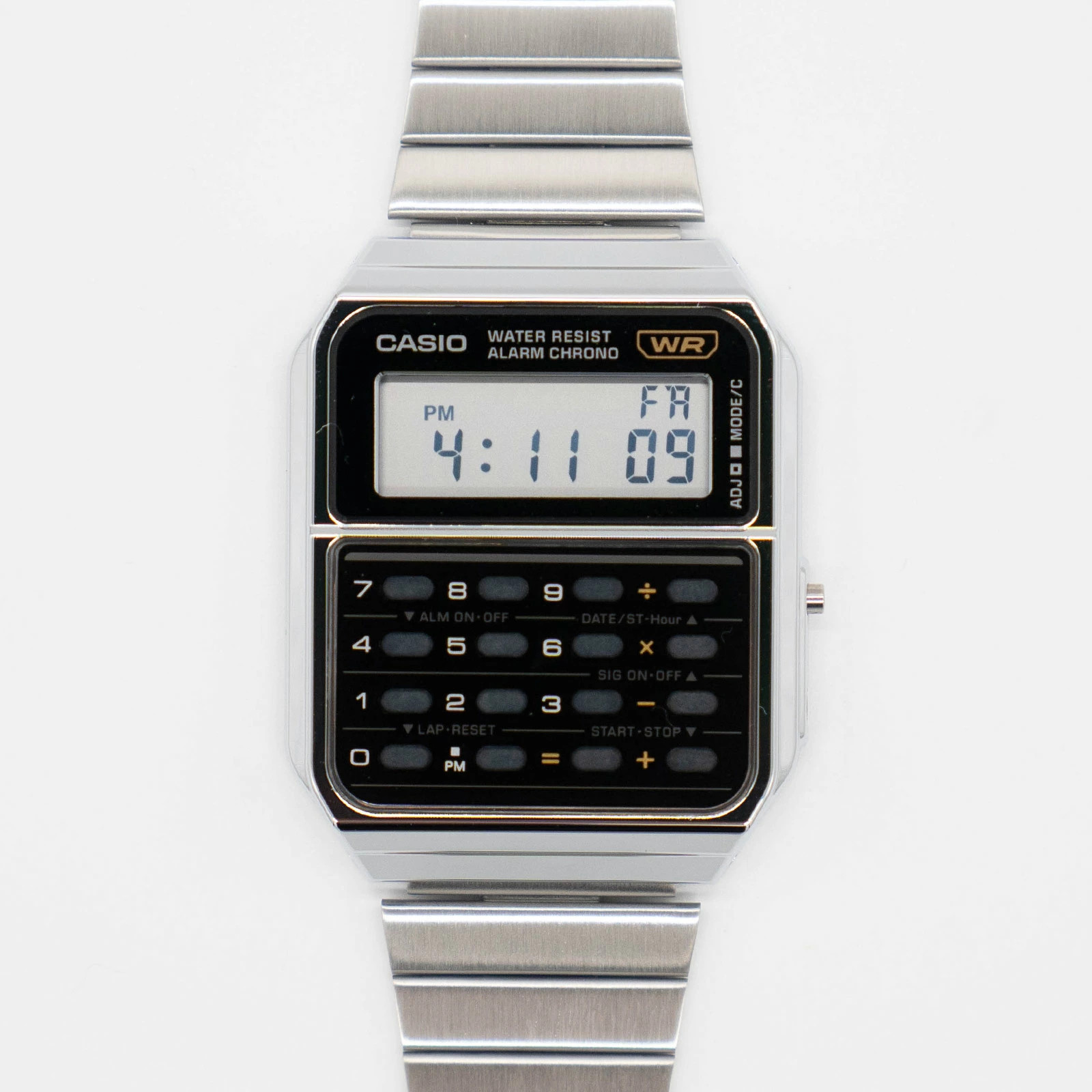 CASIO CA-500WE-1AJF Databank Calculator Digital Watch Silver Retro JDM New