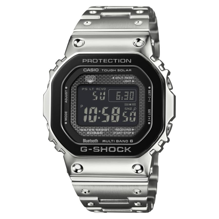 G-SHOCK FULL METAL 5000 GMW-B5000BT-1JF Solar Radio Monotone New Box & Papers