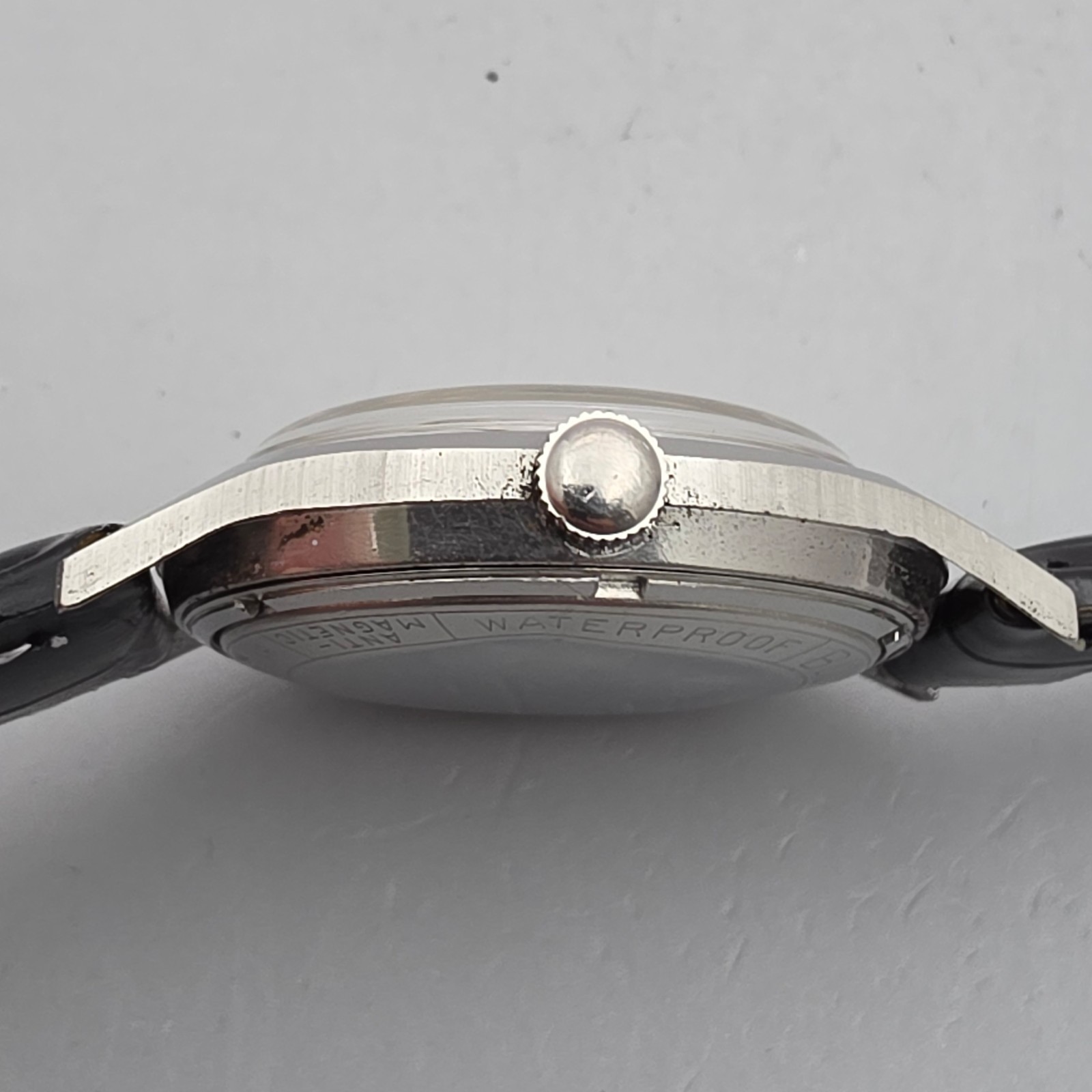 Vintage BULOVA Jet Clipper “AC” men’s automatic watch 11ALAC Linen dial 1965