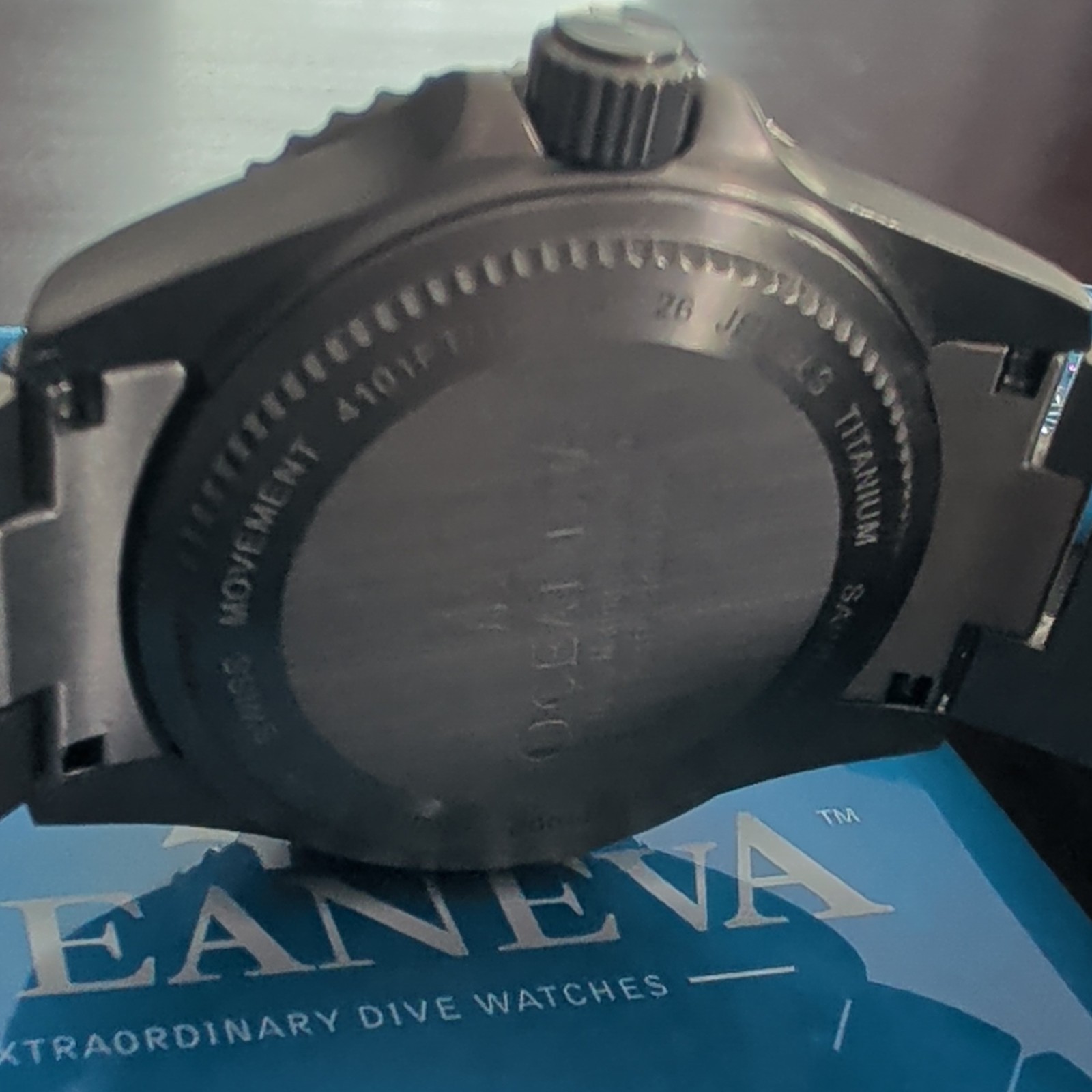 Oceaneva Deep Marine Explorer II Auto Swiss Titanium 1250m Orange 45mm Box