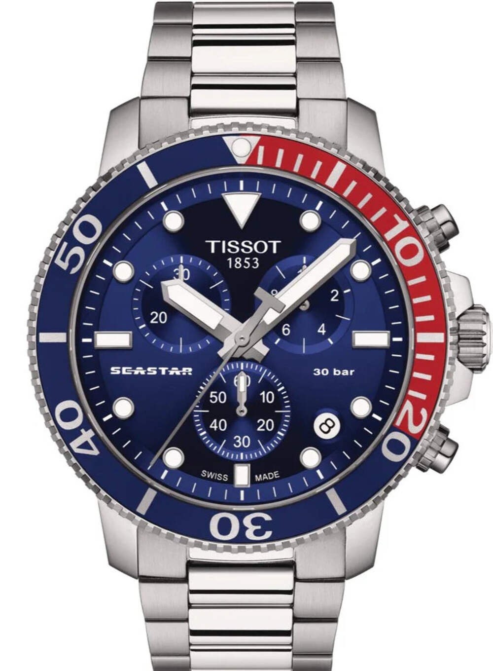 Tissot Seastar 1000 Chronograph Blue Dial Men – T120.417.11.041.03