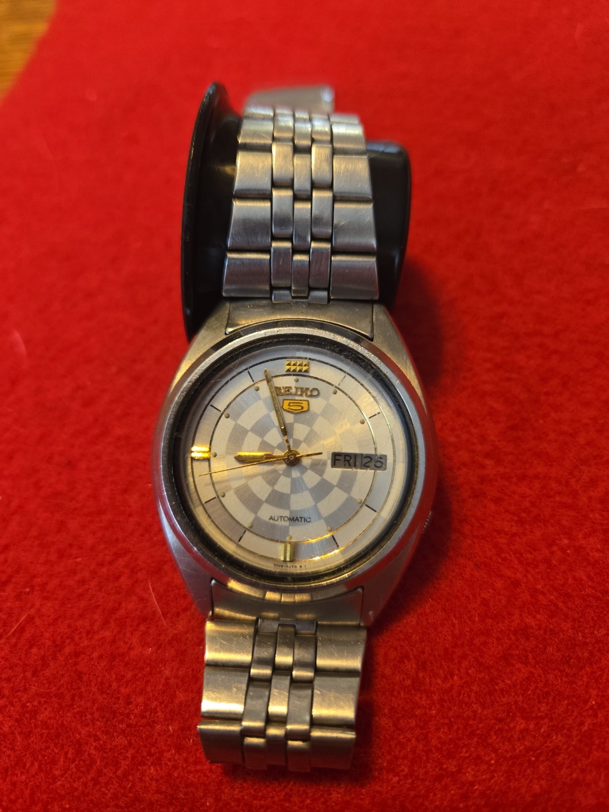 Vintage Seiko Automatic Wrist Watch, Cal 7709-3180, Running, Original Strap