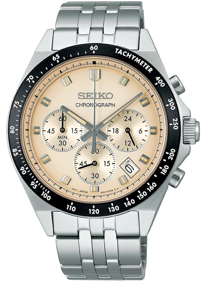 SEIKO Selection SBTR045 Quartz Chronograph 19cm 7.48in Mens Working Japan