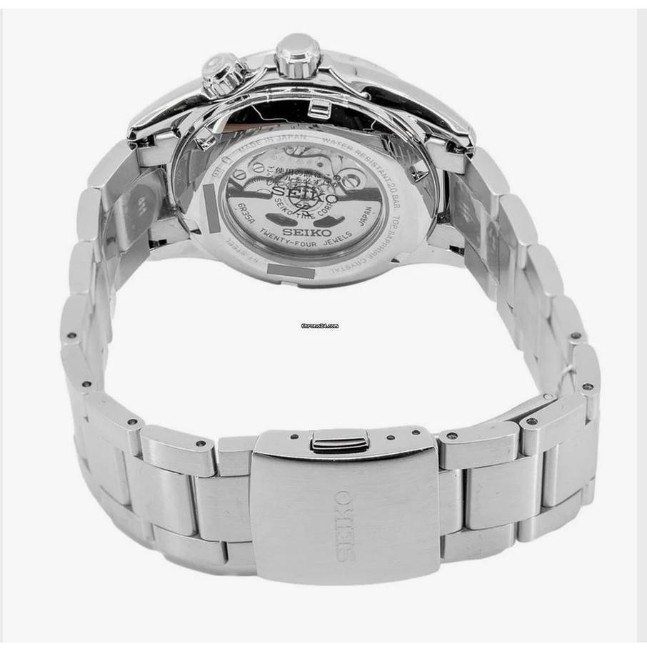 Seiko Prospex Alpinist Black Dial Stainless Steel Bracelet Men’s Watch SPB117