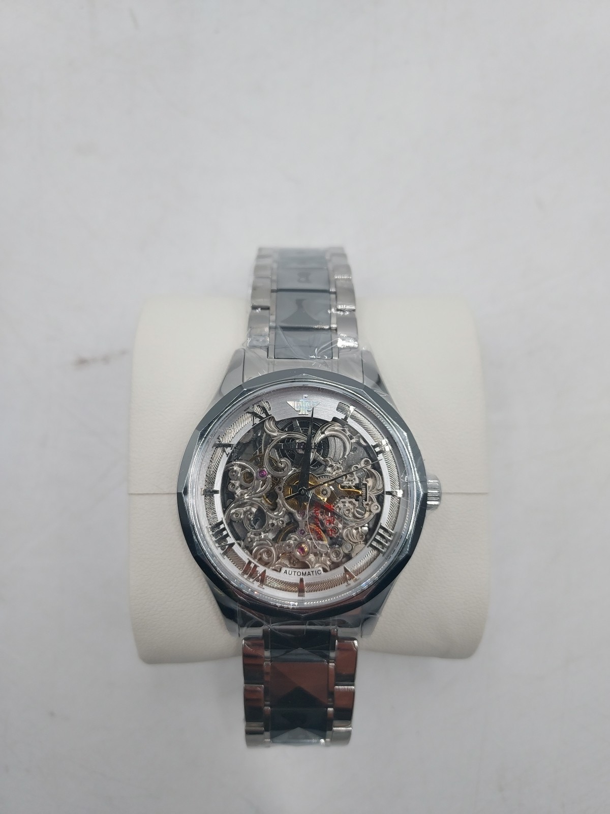 Oupinke G3168 Men Stainless Steel Automatic Mechanical Watch (Z1-A1)