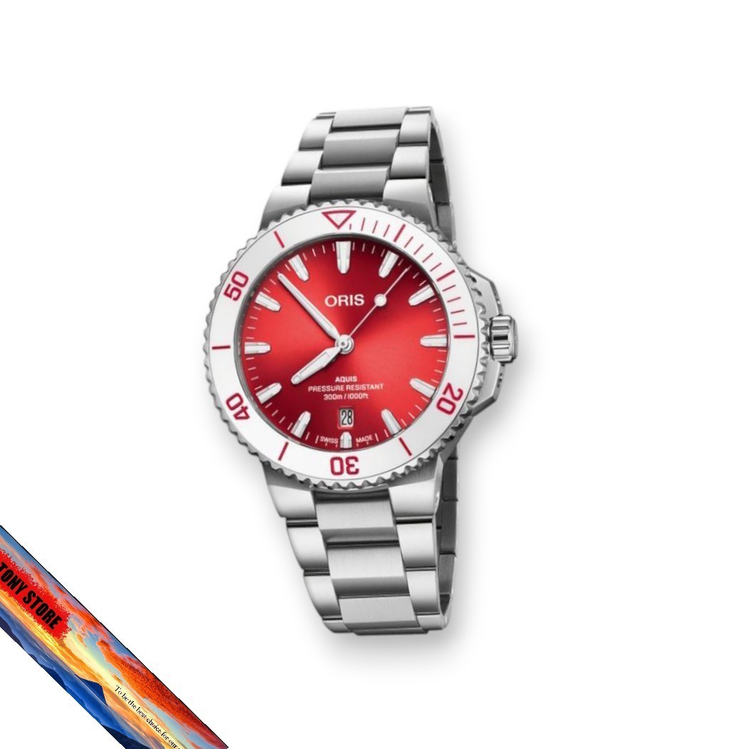Oris Aquis Date Taste of Summer 2024 0173377874138-0782204PEB Red Men’s Watch JP