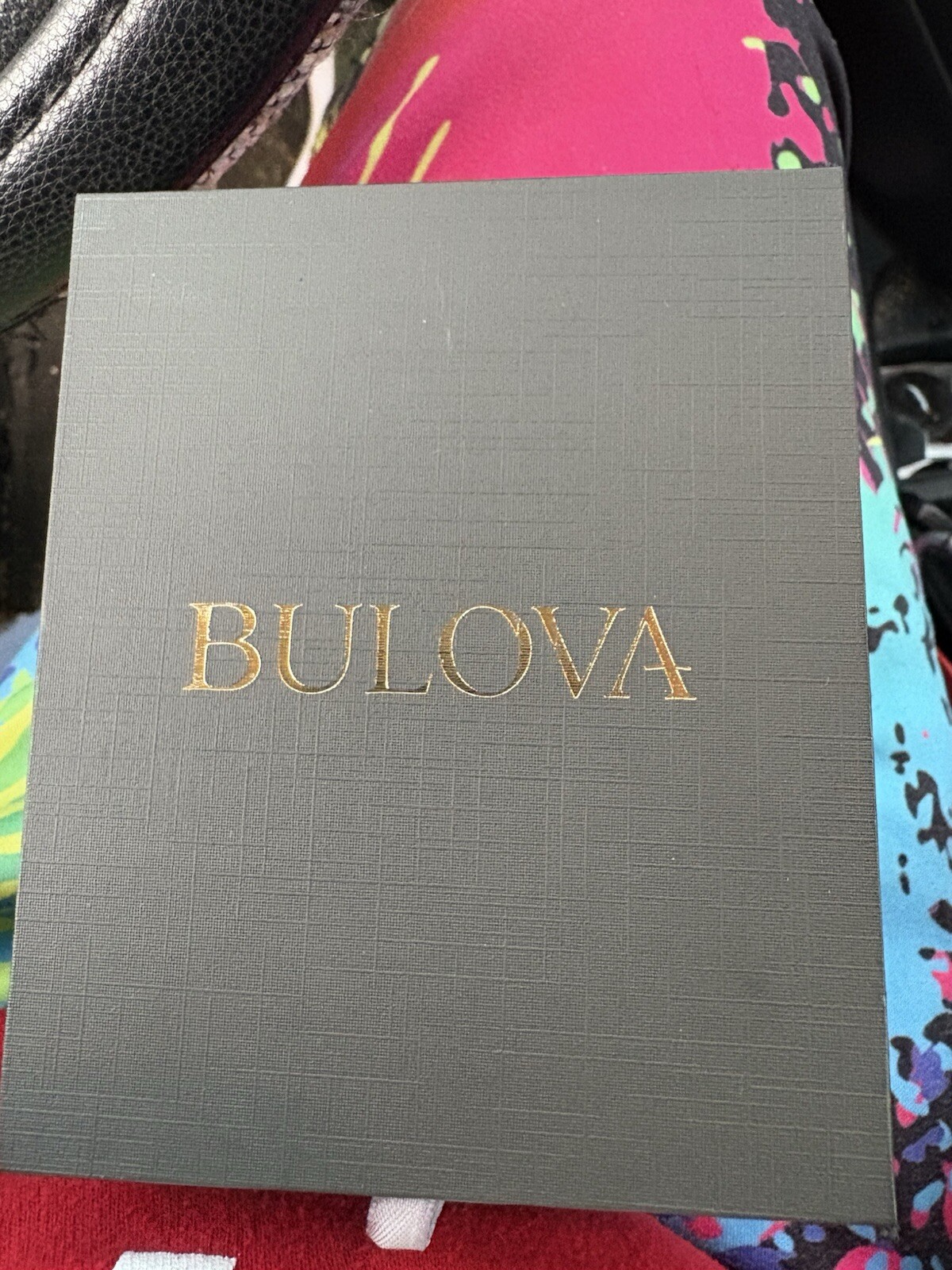 Bulova Diamond Men’s Black Watch – 97D108