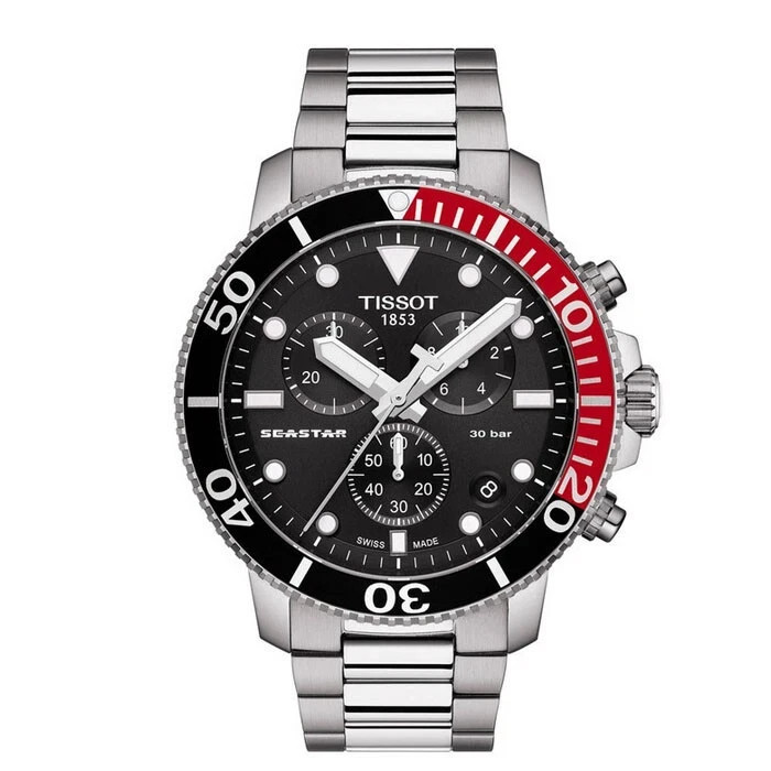 Tissot Seastar 1000 Chronograph Quartz Black Dial Men’s Watch T120.417.11.051.01