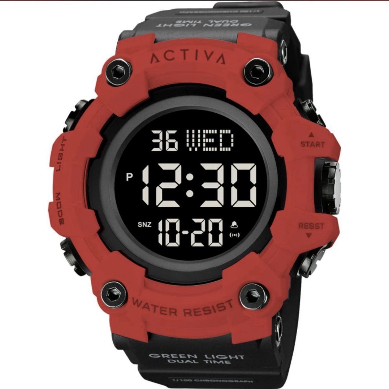 ⚡️FLASH DEAL ⚡️ACTIVA Kadron X Invicta Digital Sport Watch 53mm Red/Black NIB
