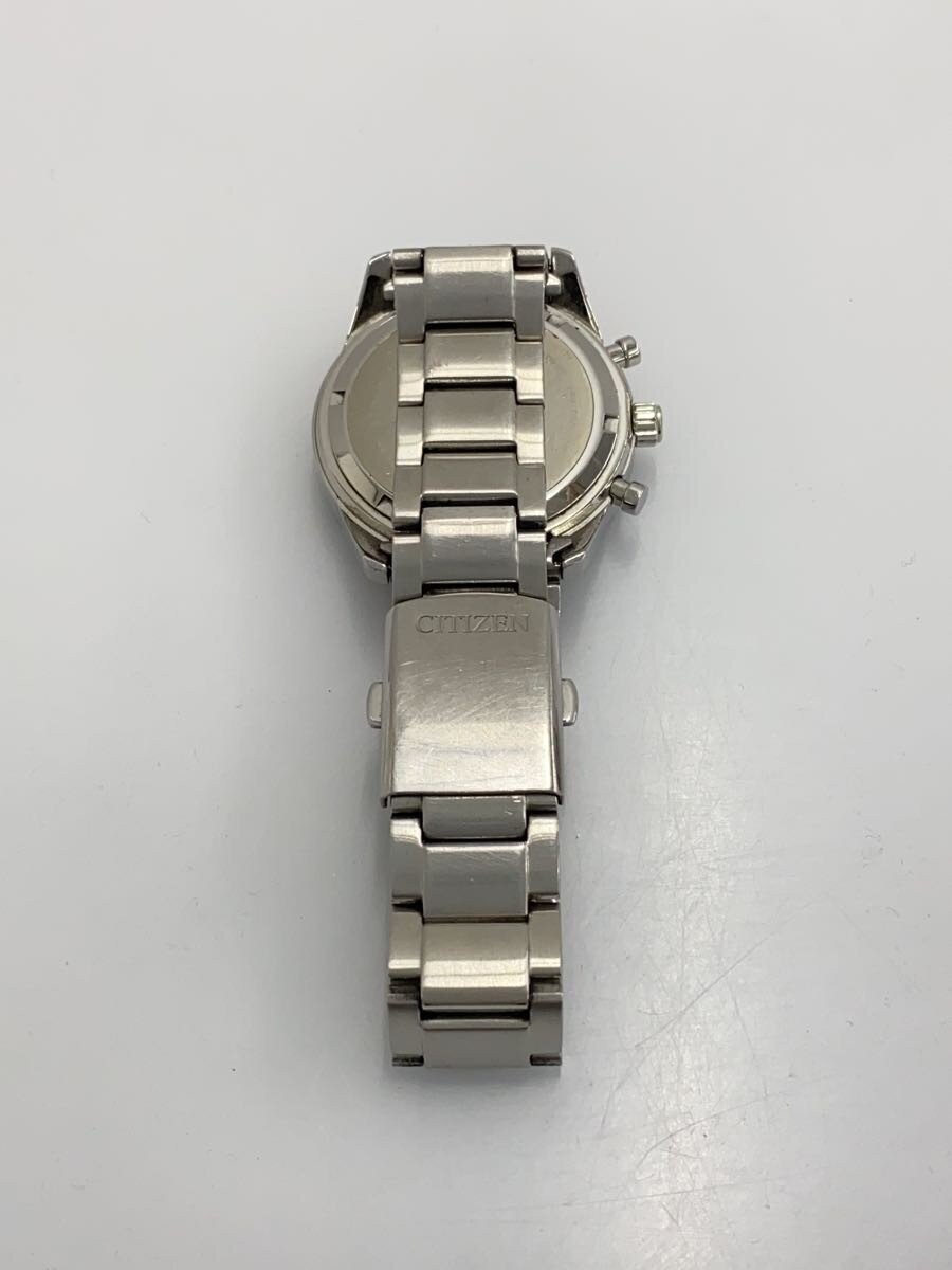 CITIZEN Solar Watch Analog Stainless BLK SLV H500 S061083