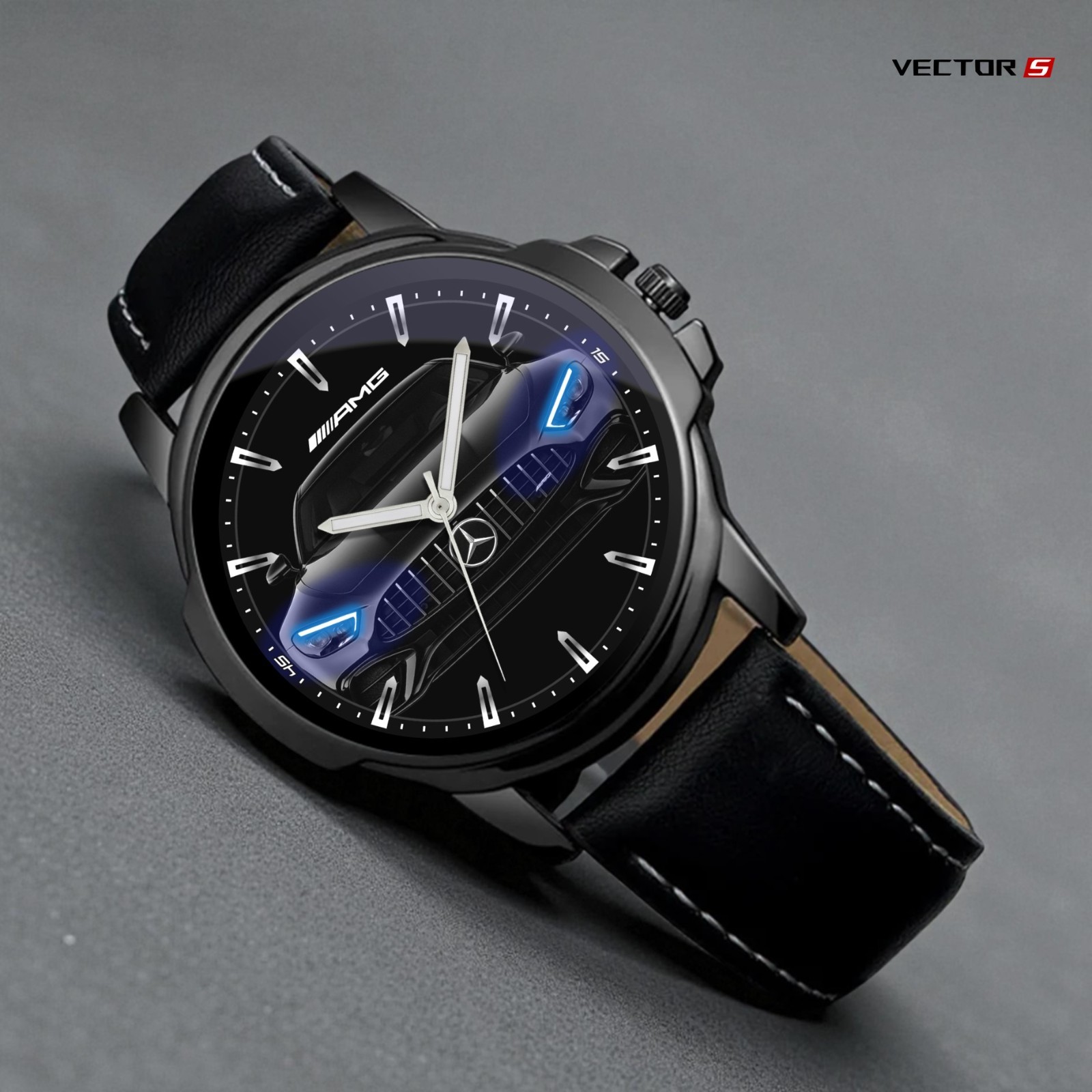 Mercedes Benz Sport AMG Front GT Muso Fan Art Quartz Wrist Watch