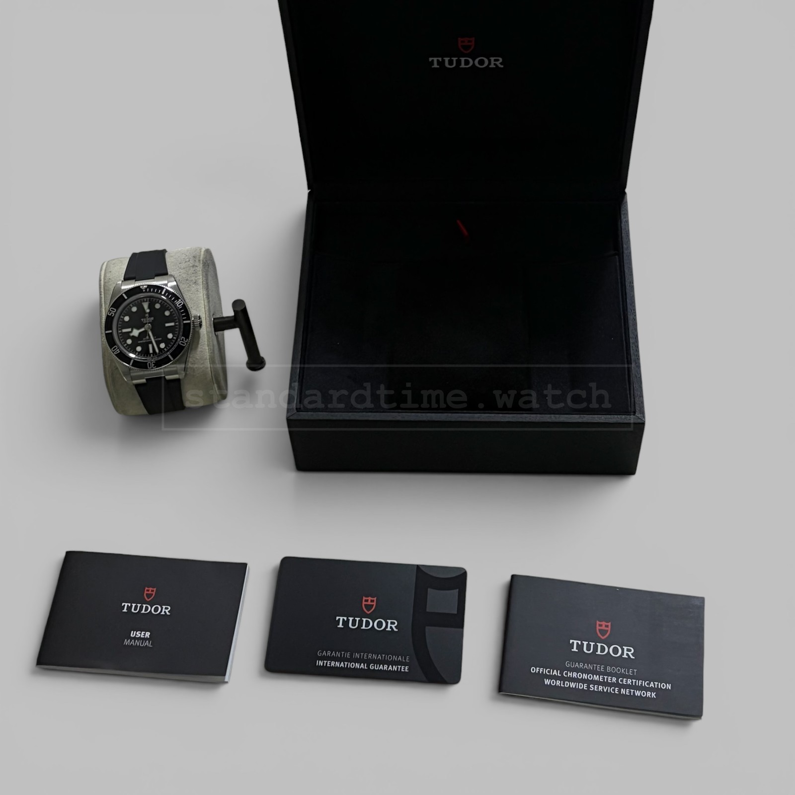 Tudor Black Bay Rubber Strap 41mm Dial Monochrome Full Set Black M7941A1A0NU-00